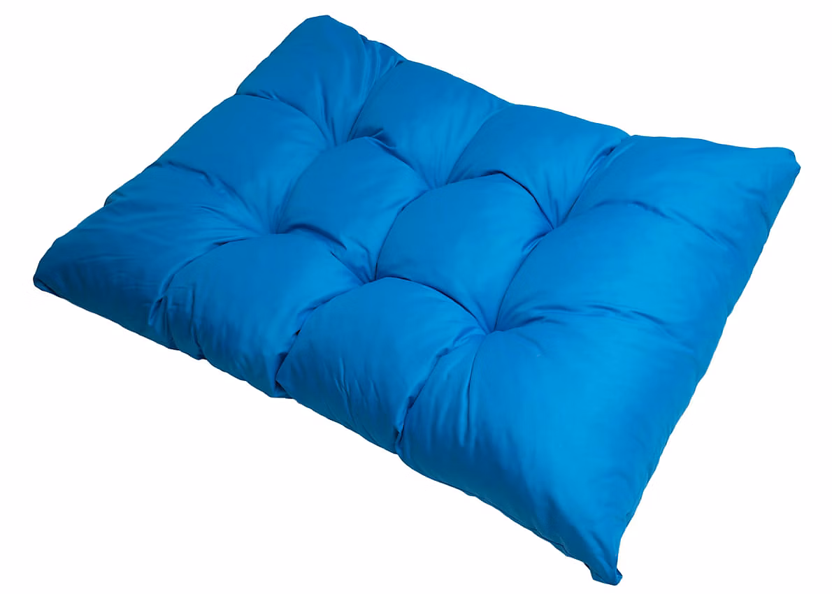 Coussin de palette 120 × 60cm coussin d'assise coussin de jardin confortable coussin de jardin Coussin de palette Bleu