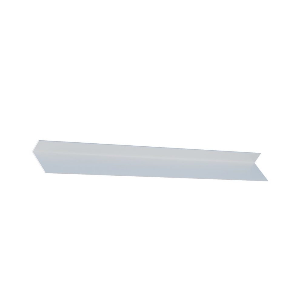 Habillage pour fenêtre et baie coulissante aluminium blanc 60 × 30 mm