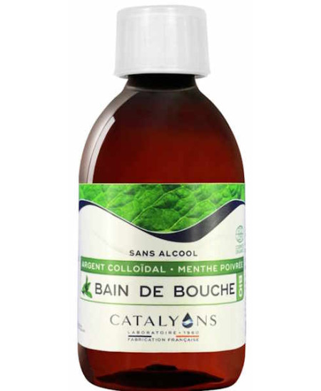 Catalyons Bain de bouche bio à l'Argent colloïdal 250ml