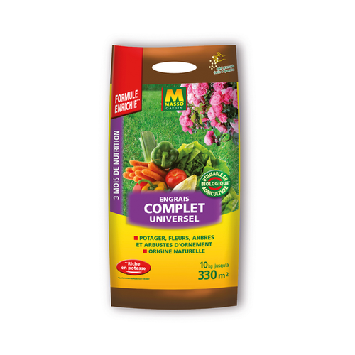 ENGRAIS COMPLET UNIVERSEL MASSO® - 10KG