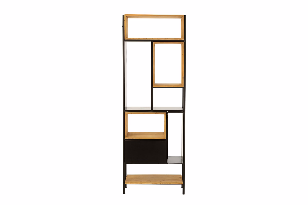 Bibliothéque en bois et métal – BINA