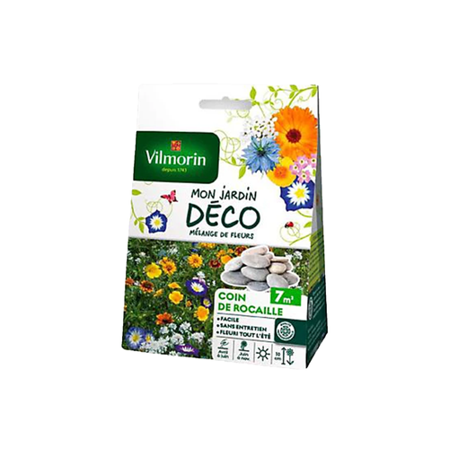 GRAINES MÉLANGE FLEURS COIN ROCAILLE VILMORIN® - 7M2