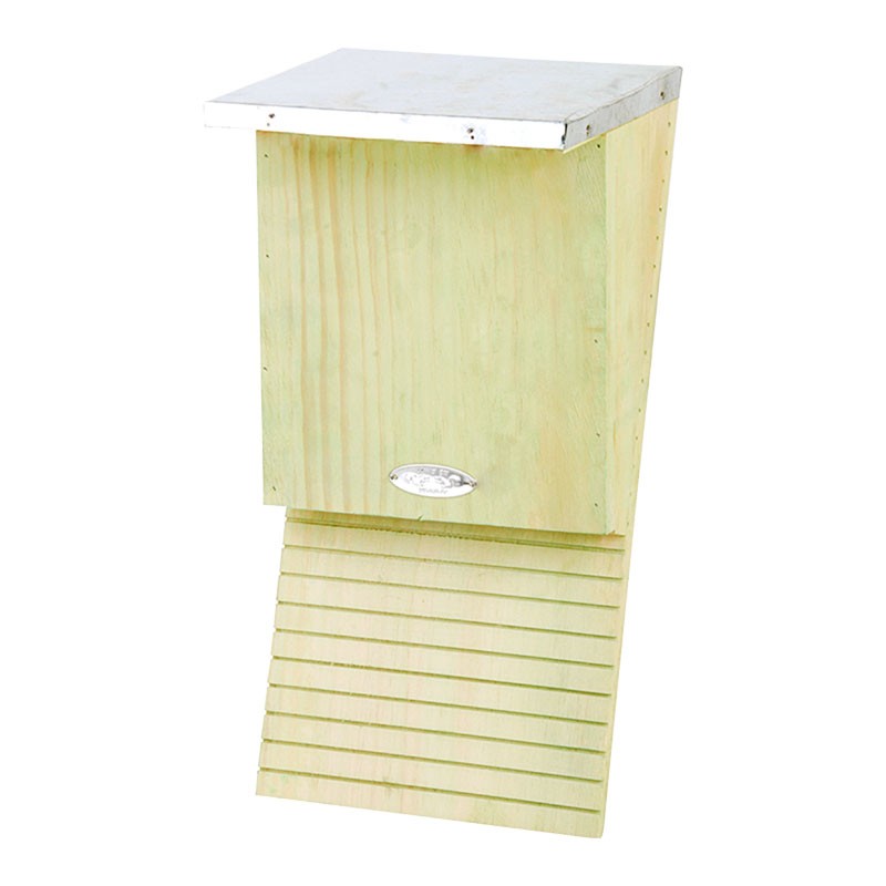 Nichoir chauve-souris en bois et zinc