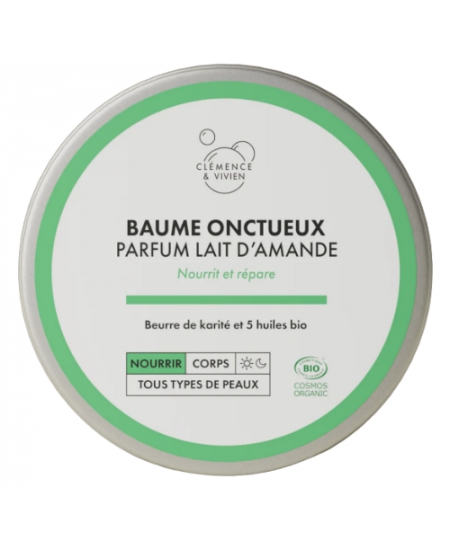 Clemence et Vivien - Baume onctueux lait d'amande 150ml
