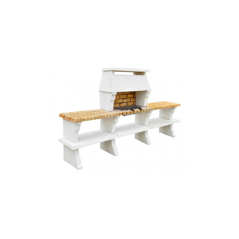 Barbecue Déco XL Hotte - 2 Plans de Travail Fabrication Française