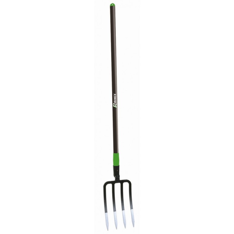 Fourche à bêcher 4 dents manche creux 110 cm