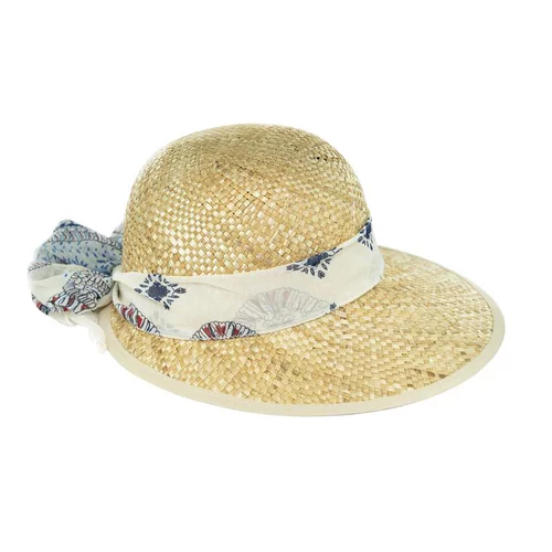 Nature pour le jardin：Chapeau charlotte beige pour femme en taille unique