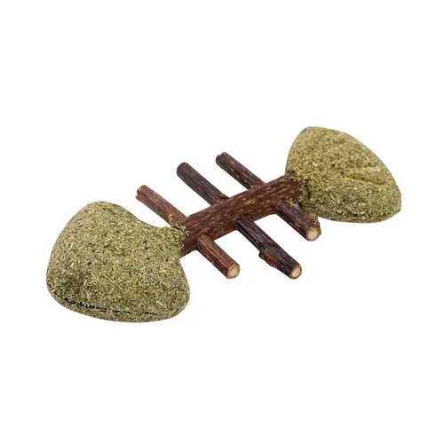 Jardin & idées：Jouet pour chat matatabi arrêtes de poisson 8,5x4x1 cm