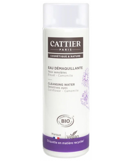 Cattier - Eau démaquillante Pétale d'Iris yeux sensibles - 150 ml