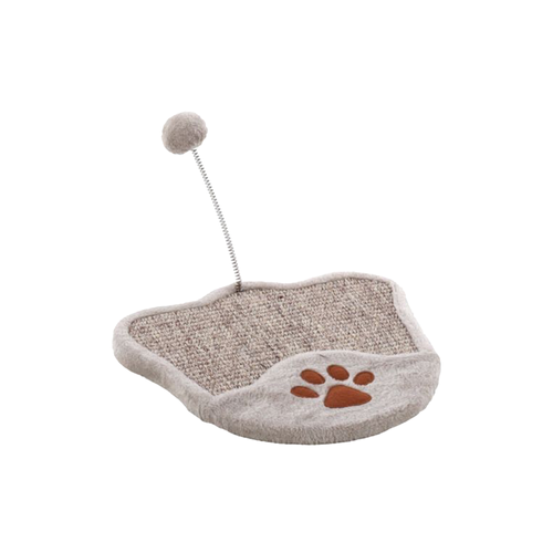 GRIFFOIR POUR CHAT 'GRETA' FLAMINGO® - GRIS EN FORME DE PATTE
