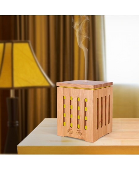 Diffuseur Ultrasonique d'huiles essentielles STEF en bambou