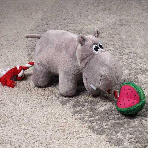 JOUET POUR CHIEN ZOON® HIPPO TUGGA MELON