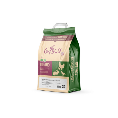 MÉLANGE BIO POUR POULES PONDEUSES GASCO® - 8KG