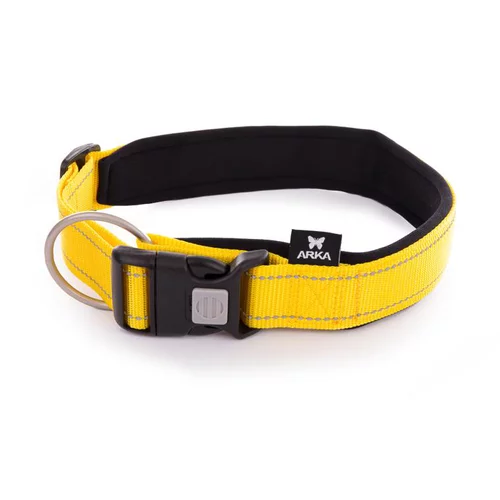 Solution extérieure：Collier Neo+ jaune pour chien 4x50/70 cm