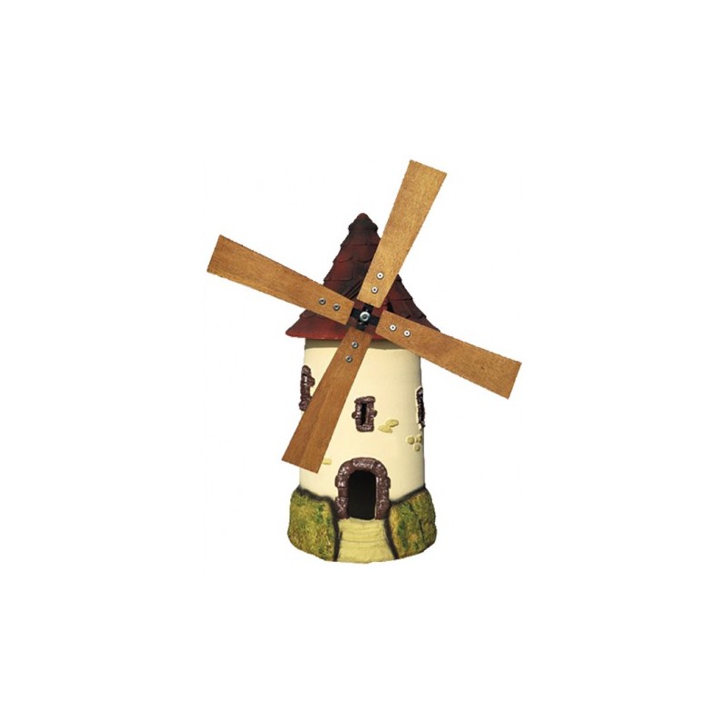 Moulin Tuile Creme 956 Peint - Statue