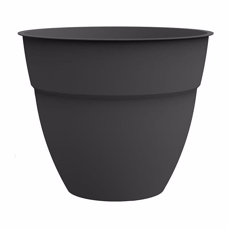 EDA | Pot de fleur Osaka – Gris anthracite – 40 cm – 28 litres – Anti UV – Retention eau
