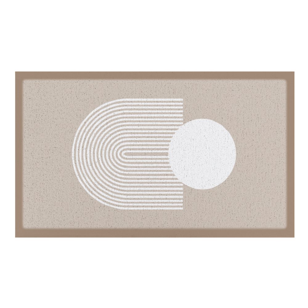 Paillasson Abstract Sphere Beige Indoor & Outdoor (- 70 x 40 cm)