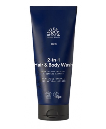 Urtekram - Shampoing douche 2 en 1 homme Aloe Vera Ginseng - 200ml