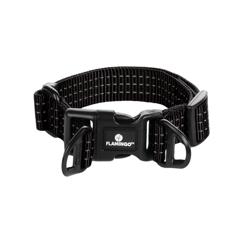 COLLIER ZORBA FLAMINGO® - NOIR - SMALL - 30-45CM