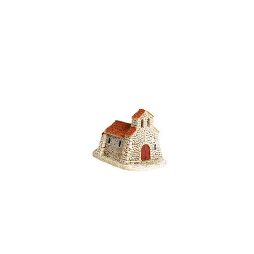 Extérieur sélection：Décor de crèche de Noël église Carnoux Santons Escoffier - 11 x 6 x 7 cm