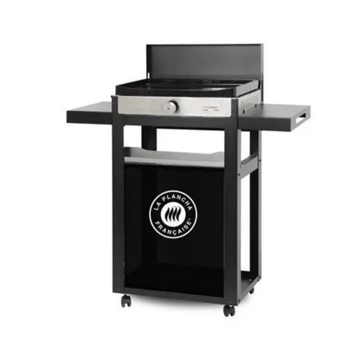 Pour votre confort en extérieur：La Plancha Française électrique 150 duo noire 92 x 47 x 105 cm