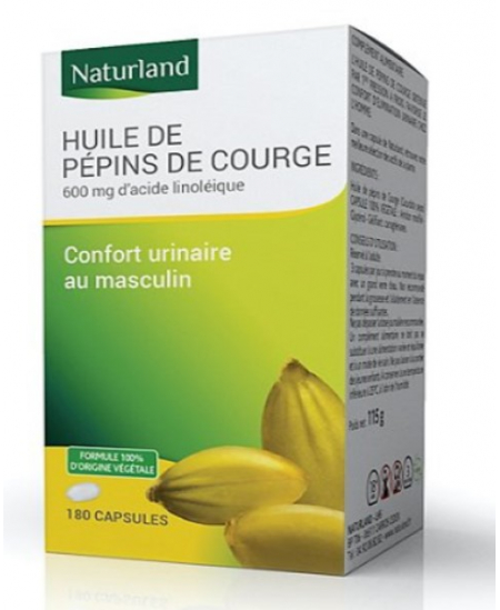 Naturland - Huile de Pépin de courge - 90 capsules