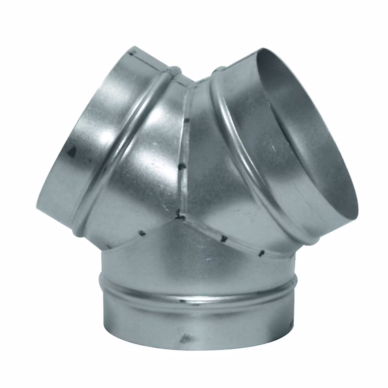 Culotte VMC de dérivation à 90 pour gaines de ventilation en acier galvanisé – Diamètre (mm) 160