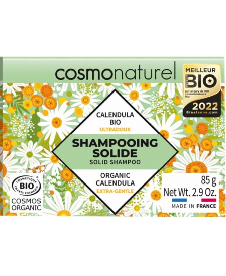 Cosmo Naturel - Shampoing Ultra doux Solide Calendula 85gr