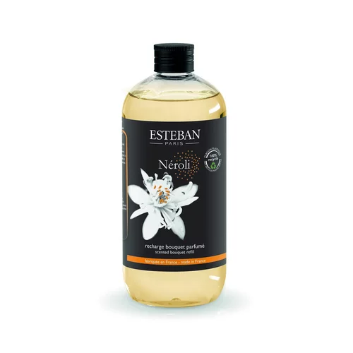 Le petit plus pour l’extérieur：Recharge Néroli pour bouquets parfumés Esteban - 500 ml