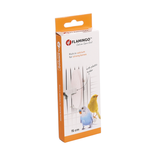 OS DE SEICHE POUR OISEAUX DE CAGE FLAMINGO® - BLANC - 15CM