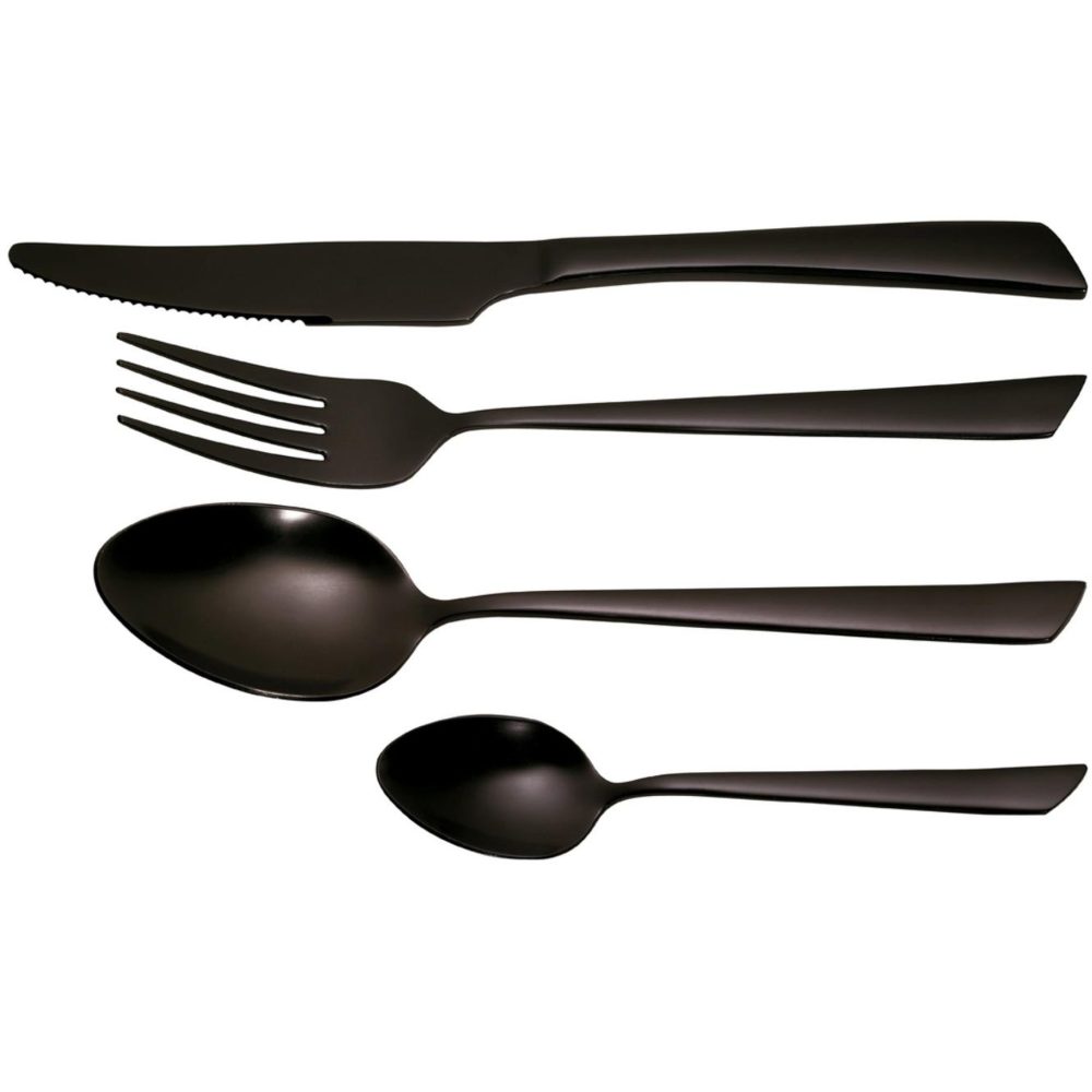 Pradel premium Ménagère 16 pièces inox noir - 40116