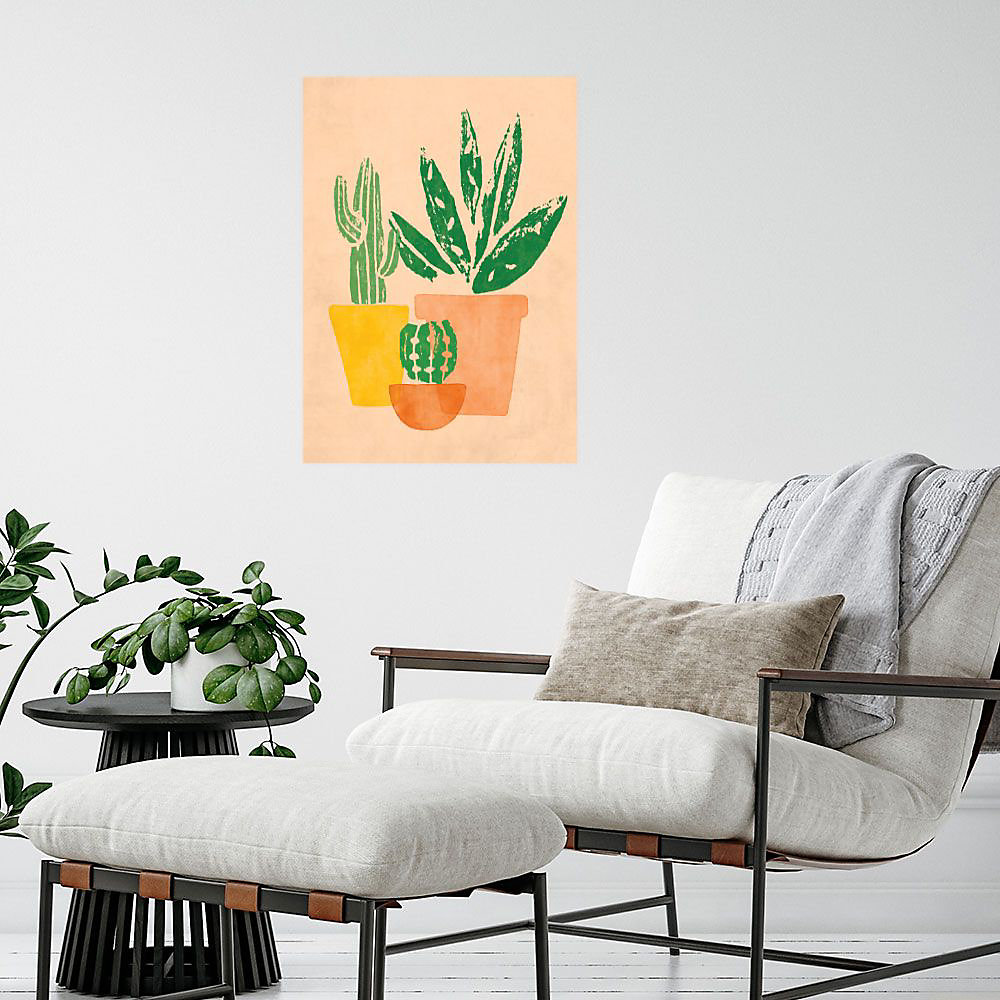 Décoration murale et accessoires déco – Affiche Cactus colorés Made in France / DADA ART