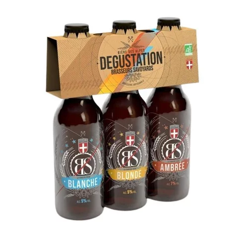 Votre allié au jardin：Coffret dégustation bières bio Brasseurs Savoyards - 3 x 33 cl