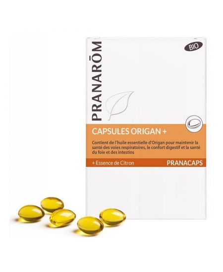 Pranarôm Capsules Origan Plus bio 30 capsules