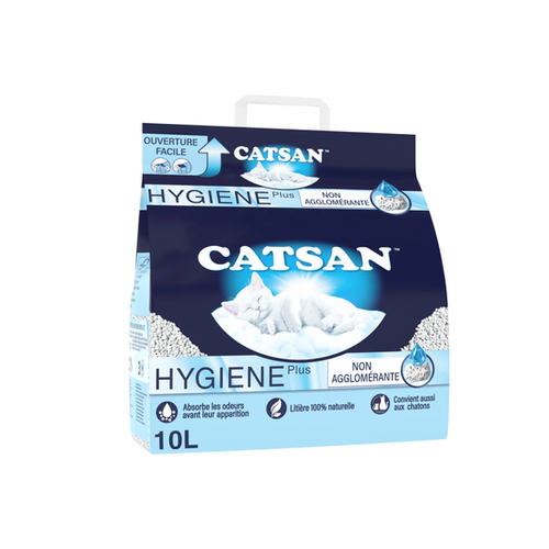 LITIÈRE CATSAN® HYGIÈNE PLUS - 10L