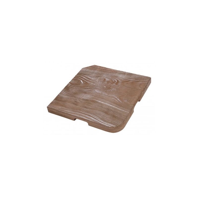 Dalle 20kg pour pied de parasol - Bois