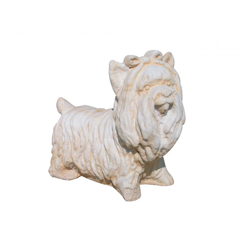 Chien Yorkshire - Statue