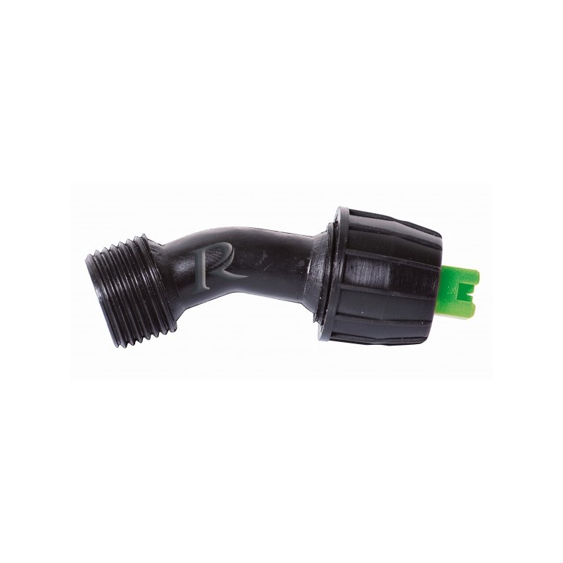 Buse jet désherbage fixe coude 30 - Jet plat orientable