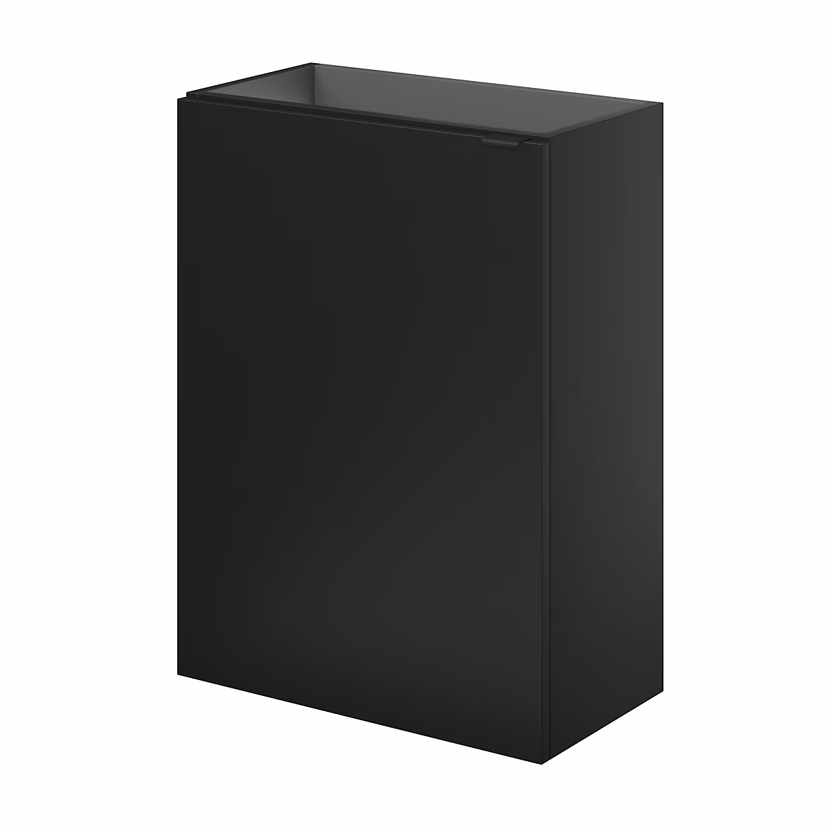 Meuble lave mains suspendu l.44 x H.55 x P.23 cm – noir mat, GoodHome Imandra