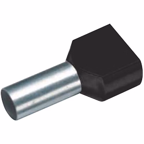 Embout double d'extrémité de câble Vogt Verbindungstechnik 470408D – 2 x 1, 5 mm², 16 mm, lot de 100