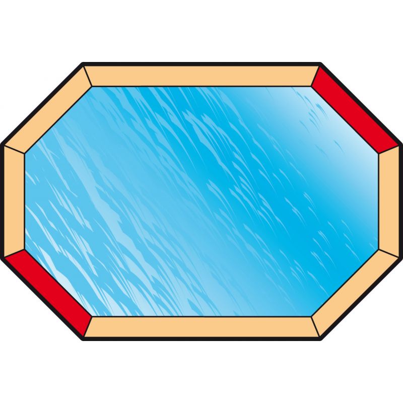 Bâche de sécurité pour piscine rectangulaire – Ubbink