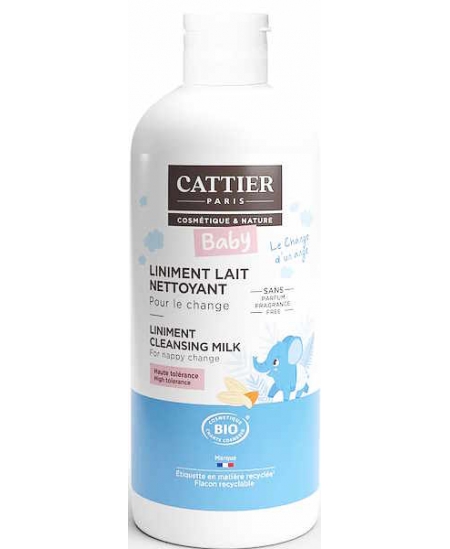 Cattier Liniment Lait nettoyant pour le change 200ml