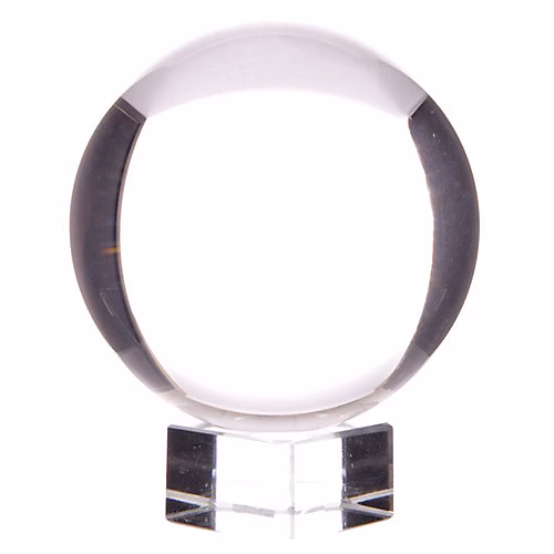 boule de cristal sur support 150mm- vendu par 1 – Réf. DUGYVOBJI4841437293