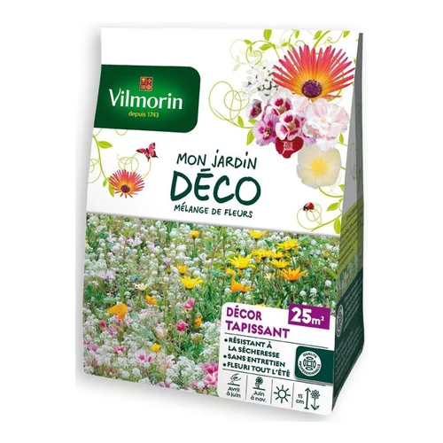 Pour personnaliser vos extérieurs：Mélange de fleurs Décor Tapissant Talus 25m2