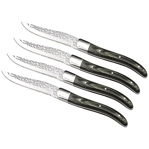 Couvert – Coffret de 4 couteaux à steak Amefa 2520BGWLL1BR4 volcano
