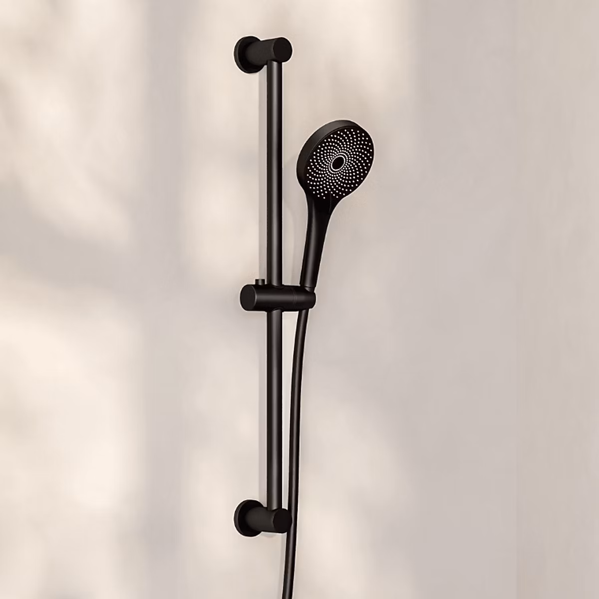 Colonne de douche – Barre de douche avec douchette LOMAZOO noir mat 3 jets flexible 150 cm