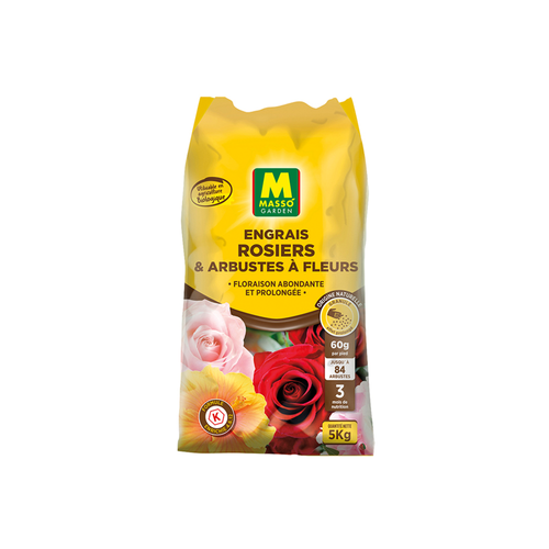 ENGRAIS ROSIERS ET ARBUSTES À FLEURS MASSO® - 5KG