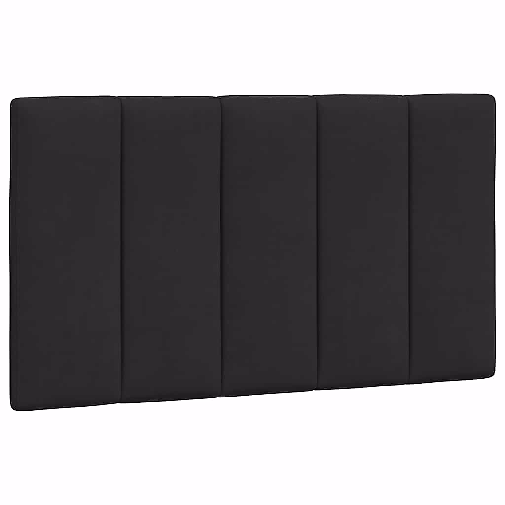 Lit, literie et linge de lit – Coussin de tête de lit Hanko noir 90 cm velours vidaXL