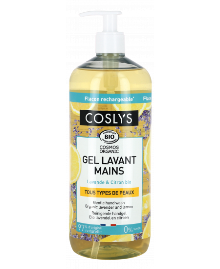 Coslys - Gel lavant mains douceur Lavande Citron - 1 L