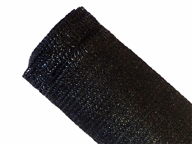 Brise – vue 90% | Noir | 185gr/m² | Boutonnières Noir 1.8m x 50m